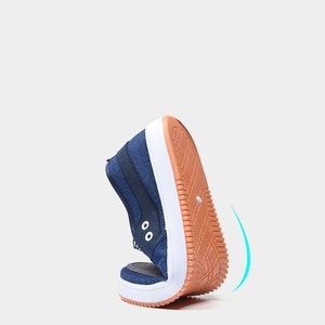 Scarpe da <span class=keywords><strong>uomo</strong></span> in tela con punta rotonda con <span class=keywords><strong>tacco</strong></span> piatto tinta unita scarpe per il tempo libero di alta qualità - Product Image 5