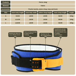 Medresq Suministro de Fábrica: Férula Pélvica Ajustable para Inmovilización de <span class=keywords><strong>Fracturas</strong></span>, Soporte Pélvico para Uso Personal - Product Image 5