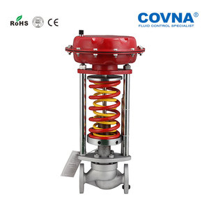 Vanne de régulation de pression autonome COVNA en acier inoxydable à action sensible pour petites fluctuations de pression, vanne de contrôle automatique - Product Image 5