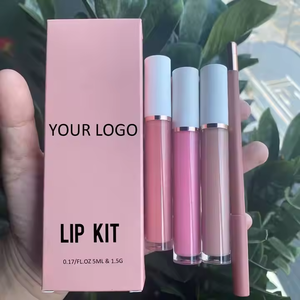 Set di trucco rossetto vegano di alta qualità etichetta privata all'ingrosso Clear Matte Shimmer & Glitter Lip Kit per le labbra altri prodotti per il trucco - Product Image 3