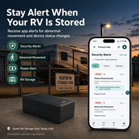 Traceur GPS Trevaron Auto 10000mAh pour camping-car avec abonnement à l'application, localisateur de véhicule magnétique à longue autonomie pour camping-car