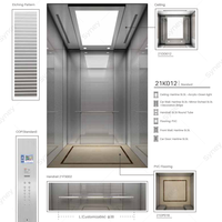 CE CU-TR ha certificato il prezzo ragionevole dell'elevatore dell'elevatore di Design contemporaneo liscio e sicuro Gearless AC