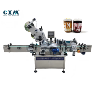 Máquina Etiquetadora Automática Multifunción con Motor Eléctrico PLC para Etiquetar la Parte Superior de Cajas y Botellas con Sistema de Etiquetado Estable - Product Image 1