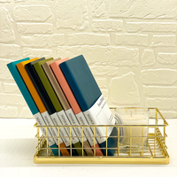 Carnet personnalisé à couverture rigide A5 – Impression sur mesure – Style agenda – Carnet économique