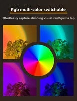 Lampe de projection coucher de soleil LED RGB, lumière d'ambiance, contrôle via application, pour chambre à coucher, photographie, décoration esthétique de la maison, CE RoHS FCC