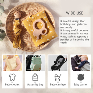 Ensemble de bavoirs pour bébé, 12 pièces, cadeau pour bébé, dessin animé, accessoires d'alimentation, clip de sucette, lapin, nouvelle collection 2020 - Product Image 5