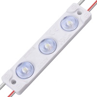Modules d'affichage LED Sunlite DC12V 1.5W IP67 avec lentille optique 170°, modules d'injection lumineux pour extérieur, application publicitaire