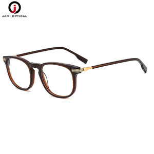 Bán buôn Acetate khung quang học sang trọng Acetate Kính mắt biểu tượng tùy chỉnh khung Chứng Khoán sẵn sàng kính quá khổ khung - Product Image 1