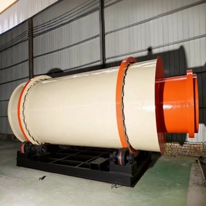 Sécheur rotatif industriel à faible consommation d'énergie, grande capacité, trois étages, haute efficacité, entraînement par engrenages, commande PLC, chauffage au gaz, roulement - Product Image 2