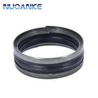 Cylindre hydraulique à double effet compact 5 éléments KDAS/DAS/TPM de fabrication chinoise, joints de piston PU+POM+NBR DAS KDAS
