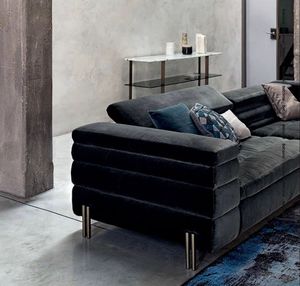 Moderno diseño creativo <span class=keywords><strong>mil</strong></span> capas pastel cuero sofá Simple luz lujo Acero inoxidable pies para hoteles salas de estar Villas - Product Image 3