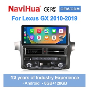 Navihua Nouveau Design Autoradio Android 12,3 pouces GPS Navigation Multimédia Carplay Autostereo Écran Tactile pour Lexus GX 2010-2019 - Product Image 1