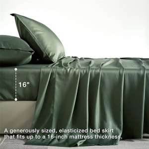 Bán buôn Oeko-Tex Hữu Cơ bộ đồ giường tre Set và vua kích thước giường tre <span class=keywords><strong>Sheets</strong></span> - Product Image 3