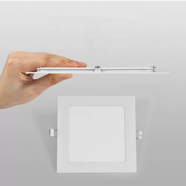 Modern Design Commercial Ultra-Thin SMD Slim LED Panel Lights Flat Round Square Recessed Lamp 3W~24W