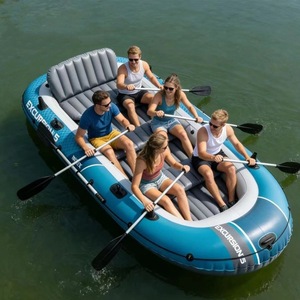 Kayak Inflable Reforzado Seagull para 2/4 Personas, Bote de Asalto Extra Grande para Exteriores, Bote de Pesca de Goma Resistente al Desgaste - Product Image 2