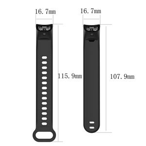 Eraysun cinturino in Silicone di ricambio all'ingrosso della fabbrica per cinturino Smart <span class=keywords><strong>Watch</strong></span> Huawei <span class=keywords><strong>Honor</strong></span> 3 - Product Image 3