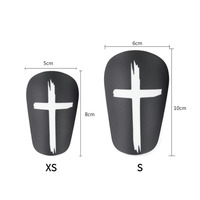 Logo personnalisé Protège-tibias de football 8*5/10*6/12*8 Mini protège-tibias de football Accessoires pour enfants adultes Fabriqué en matériau EVA