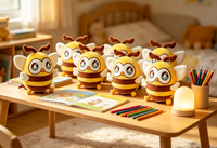 Peluche personnalisée, adorable peluche d'insecte de dessin animé pour la vente en magasin, conception personnalisée OEM ODM