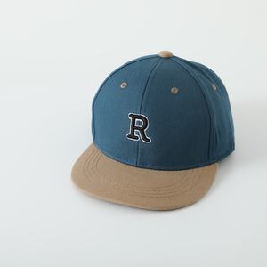 Custom Embroidery Letter Kids Snapback Cap Wholesale Outdoor Boy Girl Cotton 6 Panel Snapback Hat for <b>Children</b> - Product Image 6