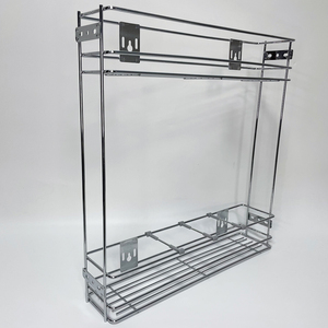 BENE Accesorios Modernos para Gabinetes de Cocina: Cesta Extraíble de Alambre de 2 Niveles, Organizador Ecológico que Ahorra Espacio para Gabinetes y Herrajes - Product Image 1