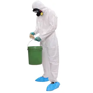 PP Non Woven Disposable Coverall Blue Disposable Coveralls protection suit PPE Safety clothing