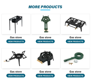 Cuisinière à <span class=keywords><strong>gaz</strong></span> portable à 2 brûleurs Table de cuisson en fonte à haut rendement pour chauffage domestique stable - Product Image 5