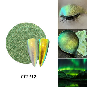 Mermaid Magic Mirror Nail Art <span class=keywords><strong>Powder</strong></span> Óxido de hierro sintético para recubrimiento Pigmento Otros nombres Aurora <span class=keywords><strong>Powder</strong></span> - Product Image 3