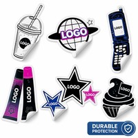 Autocollants personnalisés de haute qualité, décoratifs, découpés individuellement, imperméables, résistants aux UV, amovibles, avec logo en carton, couleurs CMYK/Pantone pour