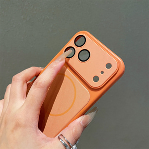 Cover di Lusso con Protezione per Obiettivo Fotocamera, Custodie Antiurto in TPU PC Magnetiche per <span class=keywords><strong>iPhone</strong></span> <span class=keywords><strong>12</strong></span> 13 14 15 16 Plus 17 Pro Max - Product Image 3