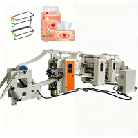Ventilador de Succión al Vacío, 5 Líneas, Plegado en N, Papel Tisú, Laminación con Pegamento, Toalla de Mano, Pegamento Adhesivo, Máquina Laminadora de Papel Higiénico
