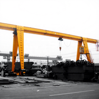 Grue portique à poutre simple de 50 tonnes, portée 12-30m, capacité personnalisable