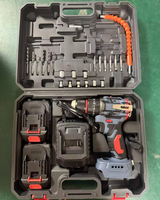 Perceuse-visseuse sans fil 21V, moteur sans balais, couple élevé 50NM, perceuse électrique rechargeable pour le perçage du bois, du métal et des murs