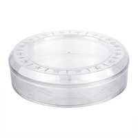 Boîte Ronde Transparente en Plastique pour Biscuits, Gâteaux, Pâtisseries, Gâteaux de Lune – Grande Boîte Plate Ronde Moulée par Injection – Fournisseur Fabricant