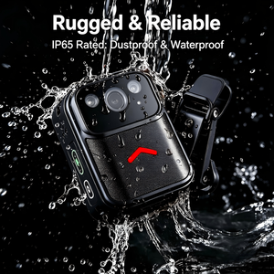 Cámara Corporal 1080P con Visión Nocturna, 6 Horas de Batería, Videocámara Portátil con GPS Beidou, Grabadora de Video IP65 para Seguridad Laboral - Product Image 1