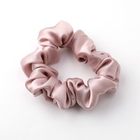 Élastique à cheveux en soie de mûrier, 4 largeurs (6cm, 5cm, 3cm, 1cm), finition satinée, plusieurs couleurs, logo personnalisé, vente en gros