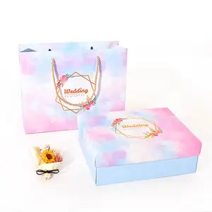 Custom Design Exquisite Flower Cup Gift Box Jewelry Gift Packaging With Sponge Lining Stamping And Matt Lamination