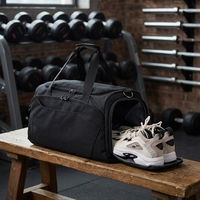 Sac de voyage Oxford personnalisé avec logo, grande capacité, compartiment à chaussures, sacs de sport imperméables pour hommes