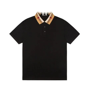 Camicia da uomo Unisex estiva Polo di buona qualità tessuto morbido traspirante con Logo ricamato manica corta stesso stile di Polo maschile - Product Image 4