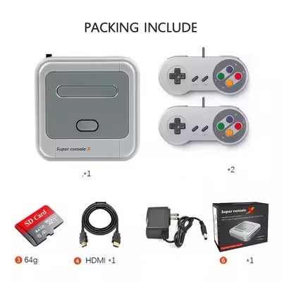 controller cablato grigio+ 64G (oltre 30000 giochi)