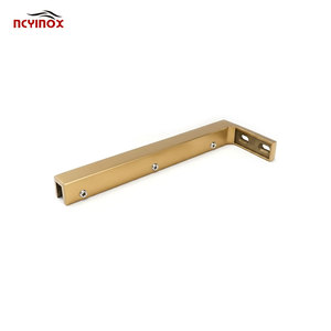 Pince pour verre <span class=keywords><strong>de</strong></span> <span class=keywords><strong>douche</strong></span> sans cadre en forme <span class=keywords><strong>de</strong></span> L, panneau <span class=keywords><strong>de</strong></span> <span class=keywords><strong>douche</strong></span> en verre fixe à <span class=keywords><strong>barre</strong></span> <span class=keywords><strong>de</strong></span> support mural - Product Image 3