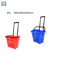 Panier de courses en plastique perforé durable avec base renforcée, sac de courses ventilé pour l'organisation et le rangement à domicile