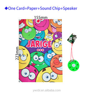 Zebuun — <span class=keywords><strong>carte</strong></span> de vœux musical, <span class=keywords><strong>carte</strong></span> de vœux avec lumière personnalisée, taille 30s, avec design personnalisé et son, pour cadeau d'<span class=keywords><strong>anniversaire</strong></span>, pièces - Product Image 5