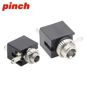 Conectores de Audio Pj-301m Pj-201m de 2.5 y 3.5 mm, Roscados, para Montaje en Panel, Canal Mono Dual, Negros, para Teléfono - Product Image 3