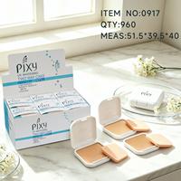Vente flash - Poudre compacte pressée naturelle, mate, longue tenue, imperméable, 3 teintes, pour tous les types de peau