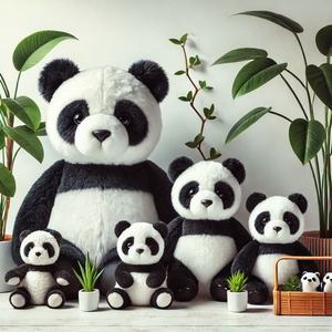 ตุ๊กตายัดนุ่นสำหรับเด็กหมีแพนด้าตัวใหญ่ของเล่นนุ่มสำหรับเด็กตุ๊กตาน่ารักหมีเท็ดดี้ - Product Image 4