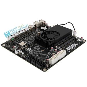 Intel 11e génération Celeron <span class=keywords><strong>N5105</strong></span> <span class=keywords><strong>N6005</strong></span> MINI-ITX carte mère NAS avec 6SATA JMB585 4 LAN intel i226-v Dual M.2 ATX 24 + 4pin - Product Image 2