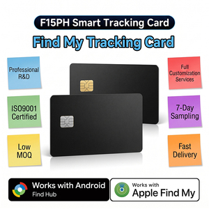 Carte compacte plate de localisation d'objets Apple Find My et Google Find My, étanche IP68, recharge sans fil, <span class=keywords><strong>pour</strong></span> l'identification des actifs d'entrepôt - Product Image 2