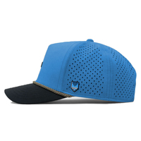 Casquettes de golf avec logo personnalisé, casquette de sport perforée, casquette de baseball imperméable avec patch en caoutchouc, casquette perforée