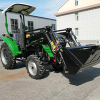 Tracteur agricole à roues 4x4 avec direction hydraulique, 50 chevaux, avec sortie hydraulique simple