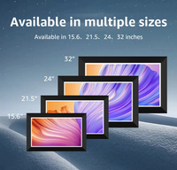 Reproductor de Señalización Digital Inteligente con Pantalla Táctil Android 13.0, RK3576, POE, NFC, Montaje en Pared, 12V, para Animación en Tiendas Minoristas